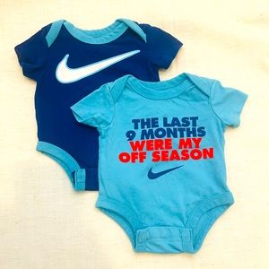 NIKE 2 Pack Onesies newborn preloved 💕
